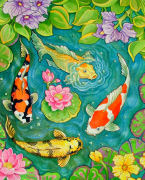 Painting: "Koi"